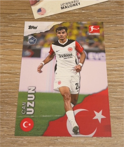 2021-22 Topps Bundesliga #Can Uzun Rookie Card — front