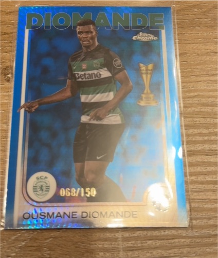 2024-25 Topps Chrome UEFA Club Competitions #068/150 Ousmane Diomande — front