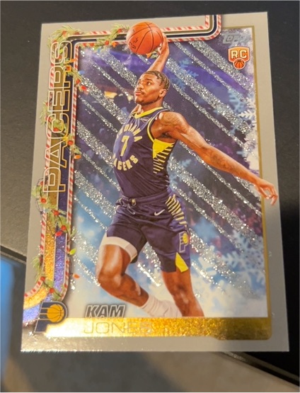 2025-26 Topps Holiday #H198 Kam Jones — front