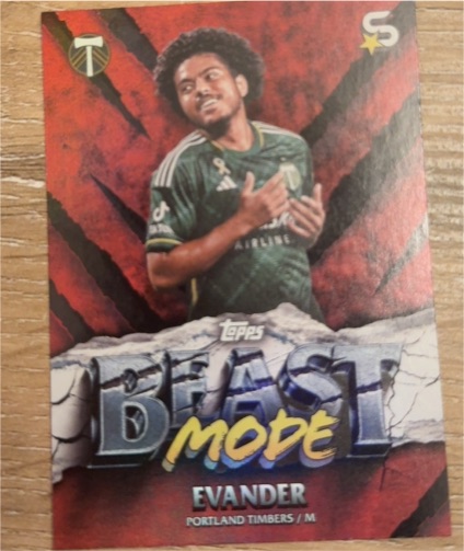 2024 Topps MLS Superstars #BM-6 Evander Beast Mode — front