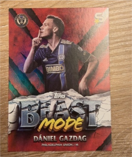 2024 Topps MLS Superstars #BM-11 Dániel Gazdag Beast Mode — front