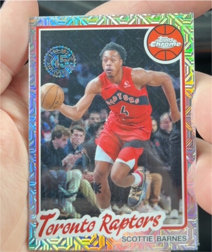 2025-26 Topps Chrome 45th Anniversary #TC-SB Scottie Barnes — front