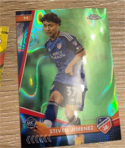 2024 Topps Chrome MLS #61 Stiven Jimenez — front