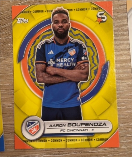 2024 Topps MLS Superstars #102 Aaron Boupendza — front