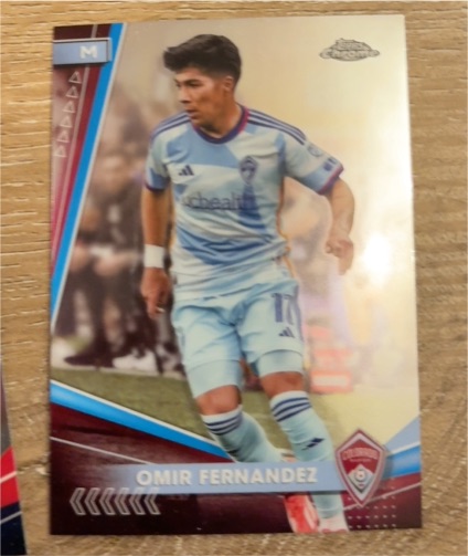 2024 Topps Chrome MLS #22 Omir Fernandez — front