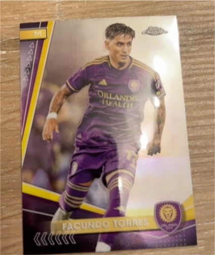 2024 Topps Chrome MLS #157 Facundo Torres — front