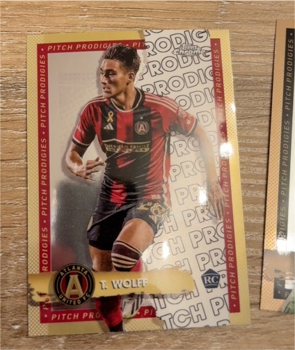 2024 Topps Chrome MLS #73 Tyler Wolff Pitch Prodigies Rookie — front