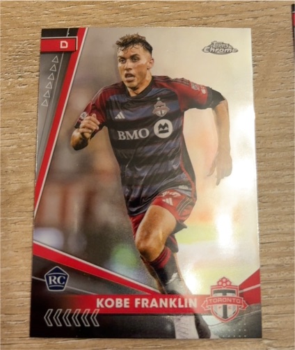 2024 Topps Chrome MLS #176 Kobe Franklin — front