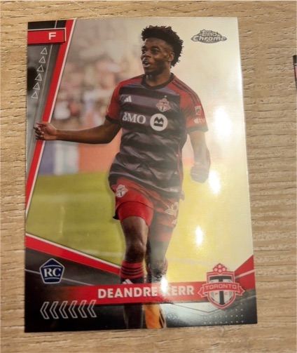 2024 Topps Chrome MLS #23 Deandre Kerr — front