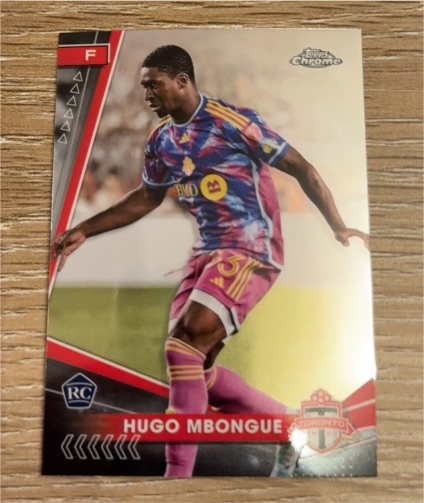2024 Topps Chrome MLS #130 Hugo Mbongue — front