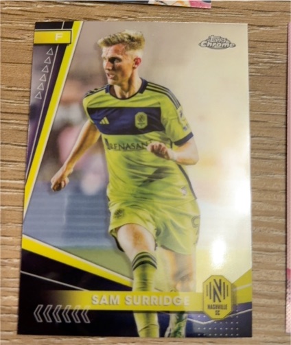 2024 Topps Chrome MLS #118 Sam Surridge — front