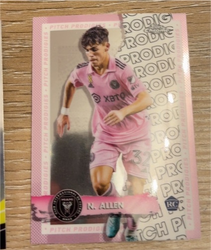 2024 Topps Chrome MLS #27 Noah Allen Pitch Prodigies — front