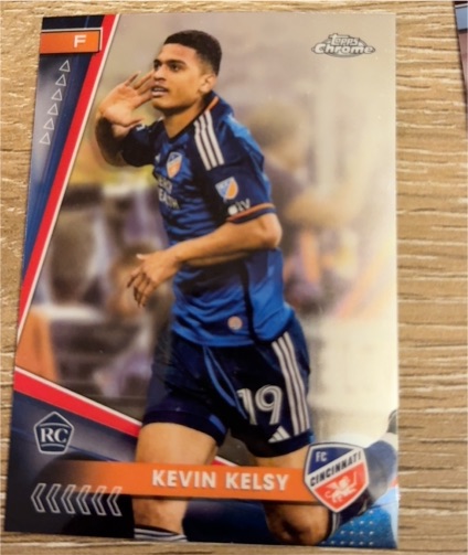 2024 Topps Chrome MLS #106 Kevin Kelsy — front
