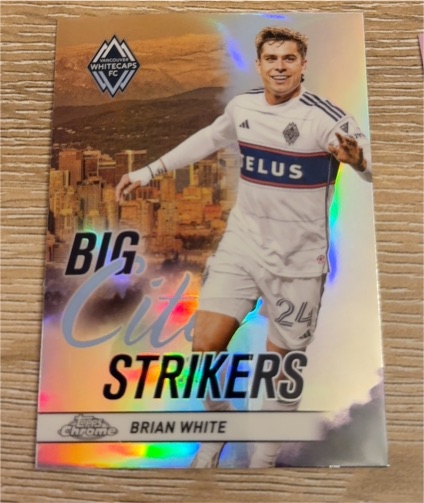 2024 Topps Chrome MLS #CS-8 Brian White Big City Strikers Vancouver Whitecaps FC — front
