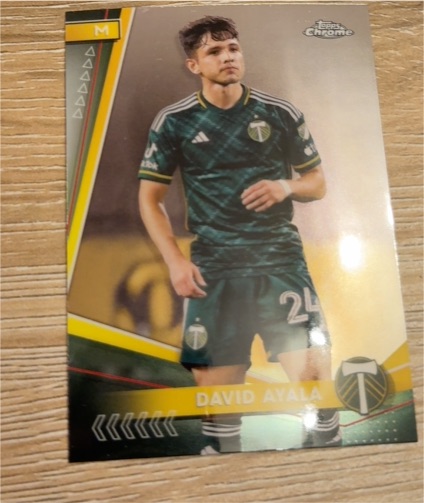 2024 Topps Chrome MLS #98 David Ayala — front