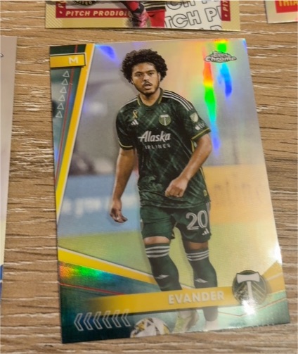 2024 Topps Chrome MLS #13 Evander — front