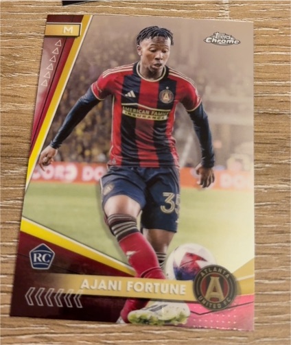 2024 Topps Chrome MLS #181 Ajani Fortune — front