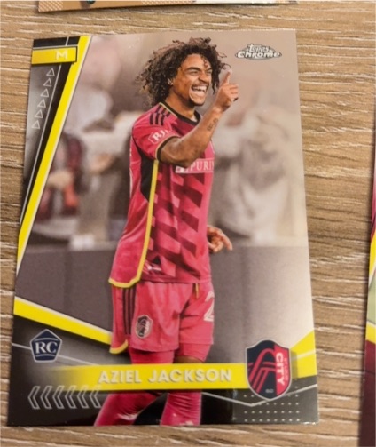 2024 Topps Chrome MLS #190 Aziel Jackson — front