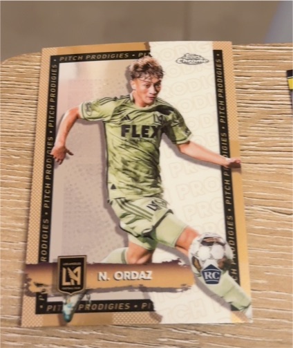 2024 Topps Chrome MLS #183 Nathan Ordaz Pitch Prodigies — front