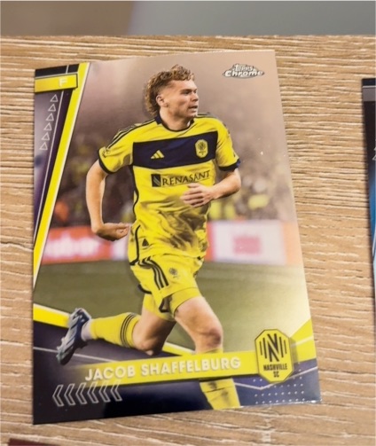 2024 Topps Chrome MLS #173 Jacob Shaffelburg Nashville SC — front