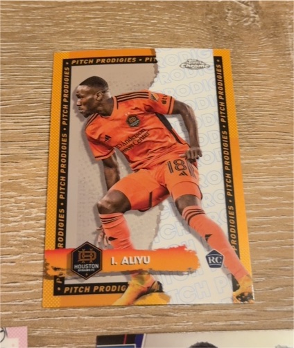 2024 Topps Chrome MLS #17 Ibrahim Aliyu Pitch Prodigies Rookie — front