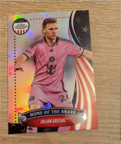 2024 Topps Chrome MLS #BR-12 Julian Gressel Home of the Brave — front