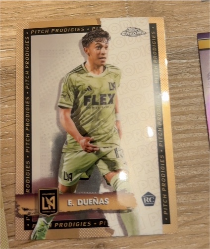 2024 Topps Chrome MLS Pitch Prodigies #74 Erik Duenas — front