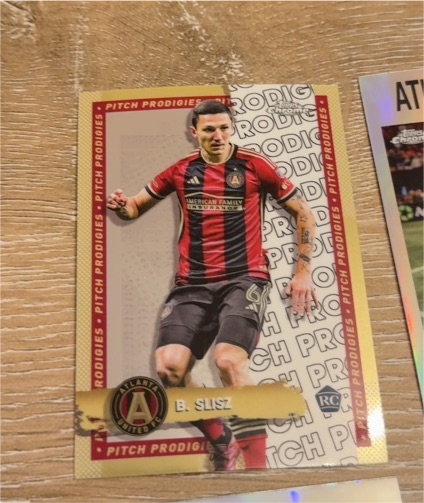 2024 Topps Chrome MLS #168 Bartosz Slisz Pitch Prodigies Rookie — front