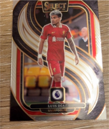 2024-25 Panini Select Premier League #144 Luis Diaz Liverpool FC — front