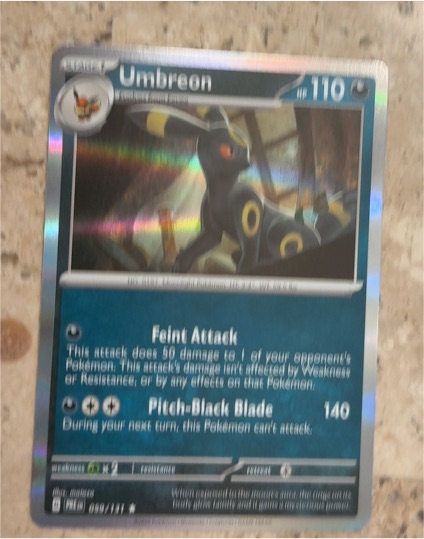 2016 Pokémon XY Primal Clash #59 Umbreon — front