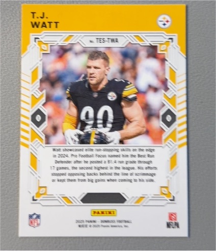 2025 Donruss Elite Series #TES-TWA T.J. Watt — front
