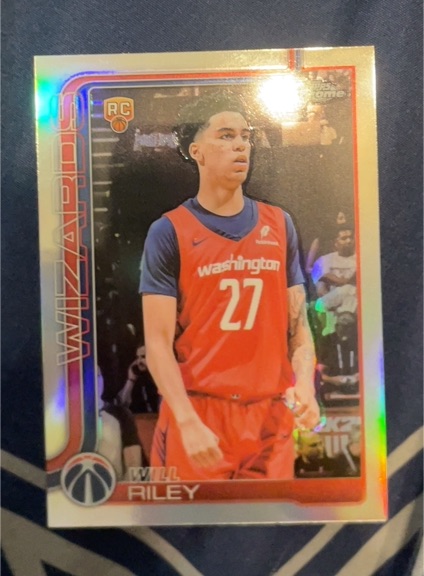 2025-26 Topps Chrome #271 Will Riley — front