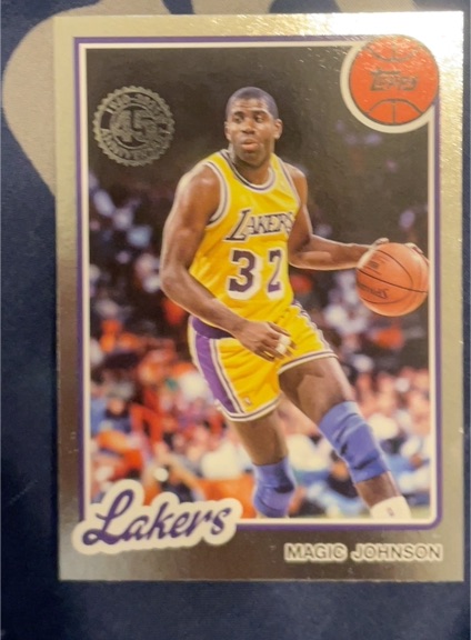2025-26 Topps #80BK-3 Magic Johnson 1980-81 Topps Basketball — front