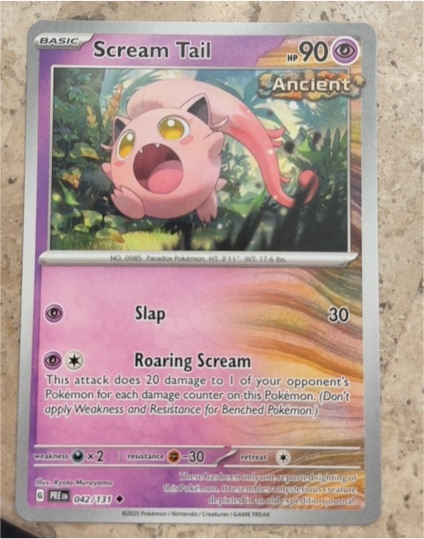 2023 Pokémon #042 Scream Tail — front