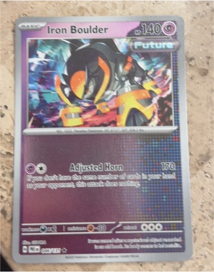 2023 Pokémon SV07: Stellar Crown #071 Iron Boulder — front