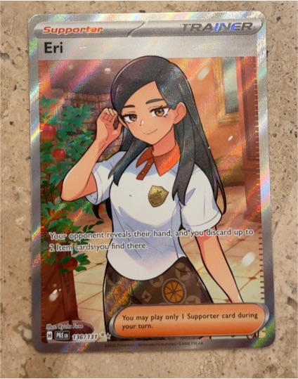 2021 Pokémon SV: Prismatic Evolutions #136/131 Eri — front