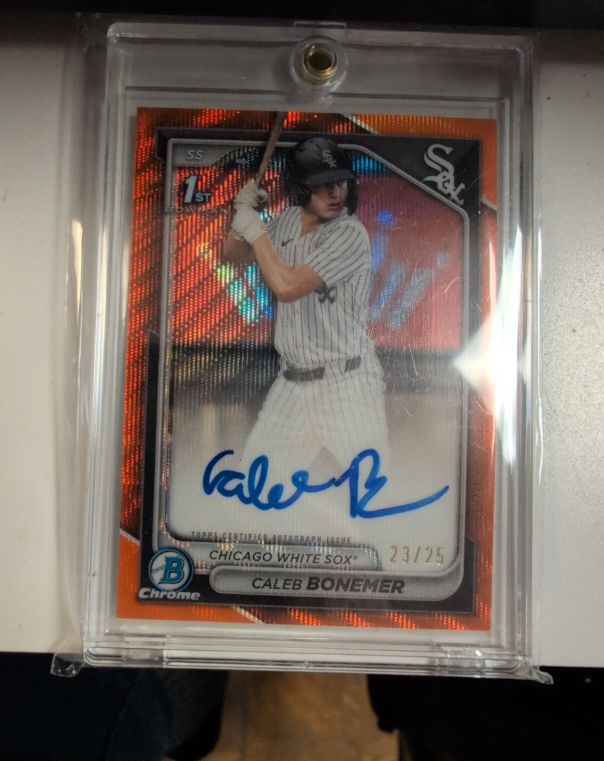 2024 Bowman Draft Chrome #CPA-CBO Caleb Bonemer — front
