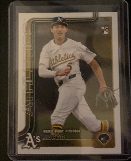 2025 Topps Update #US180 Jacob Wilson Rookie Debut — front
