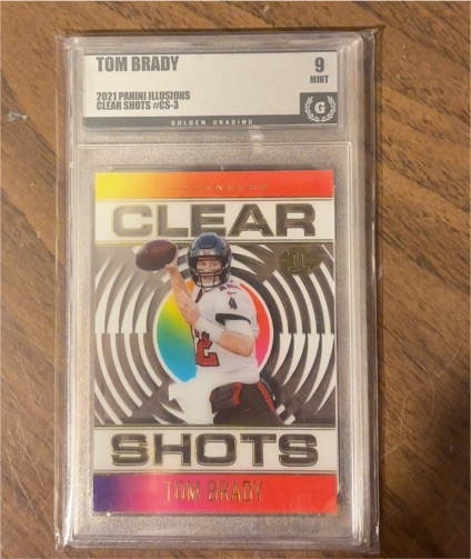 2021 Panini Illusions #CS-3 Tom Brady Clear Shots — front