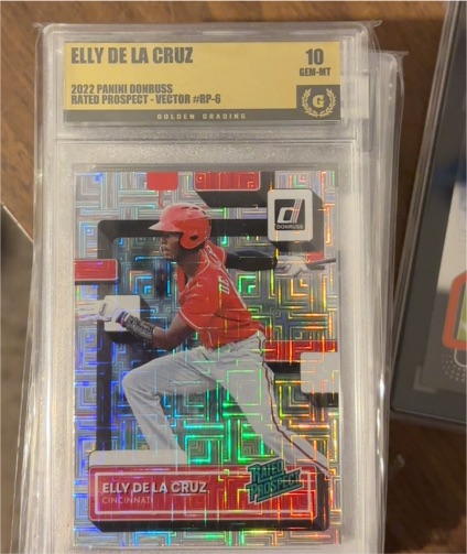 2022 Panini Donruss Rated Prospect - Vector #RP-6 Elly De La Cruz — front