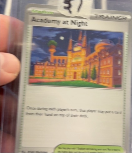 2024 Pokémon SV6a #054 Academy at Night — front