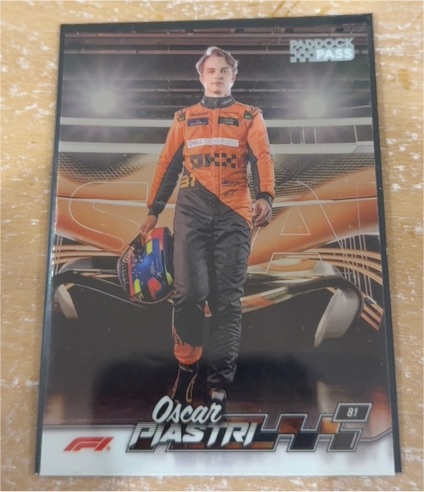 2024 Topps Paddock Pass Formula 1 #58 Oscar Piastri — front