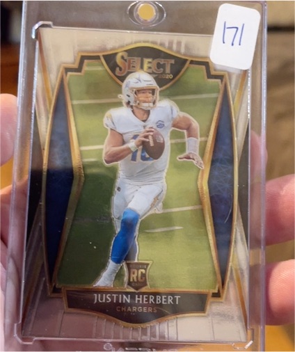 2020 Panini Select #144 Justin Herbert — front