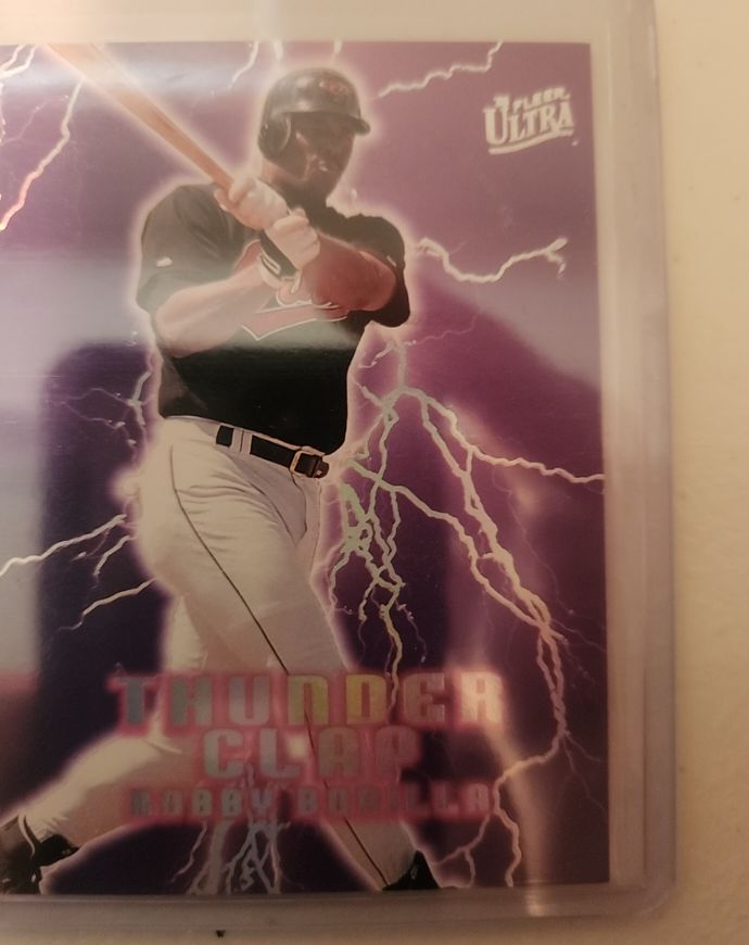 1996 Fleer Ultra Thunder Clap #3 Bobby Bonilla — front