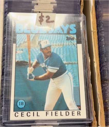 1986 Topps #386 Cecil Fielder — front