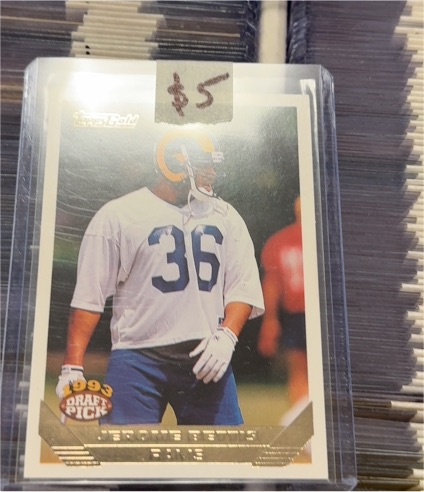 1993 Topps #166 Jerome Bettis Rookie Card — front