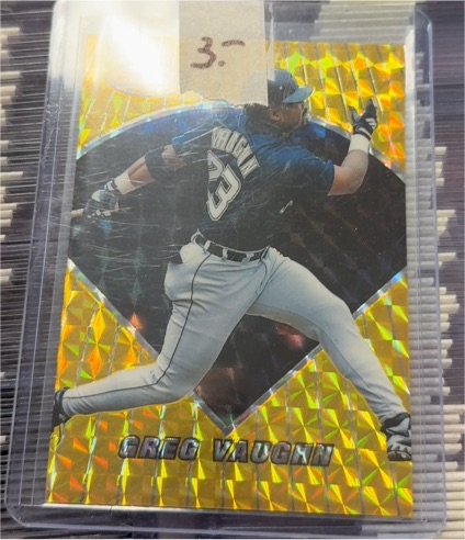 1996 Bowman's Best #27 Greg Vaughn — front
