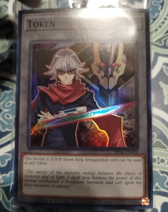Yu-Gi-Oh! TKN5-EN035 Declan & D/D/D Doom King Armageddon Token — front