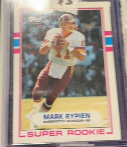1989 Topps #43 Mark Rypien — front