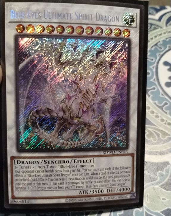 2020 Yu-Gi-Oh! SDWD-EN043 Blue-Eyes Ultimate Spirit Dragon — front
